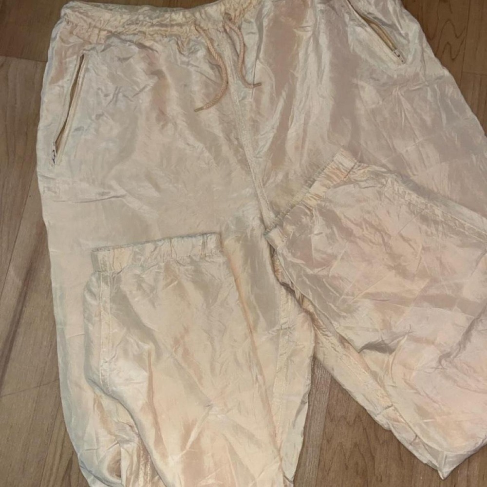 Kriss Kross Light Orange Silk Pants size M